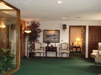 Interior view of the Lake Havasu City, Arizona location of Lietz-Fraze Funeral Home and Crematory